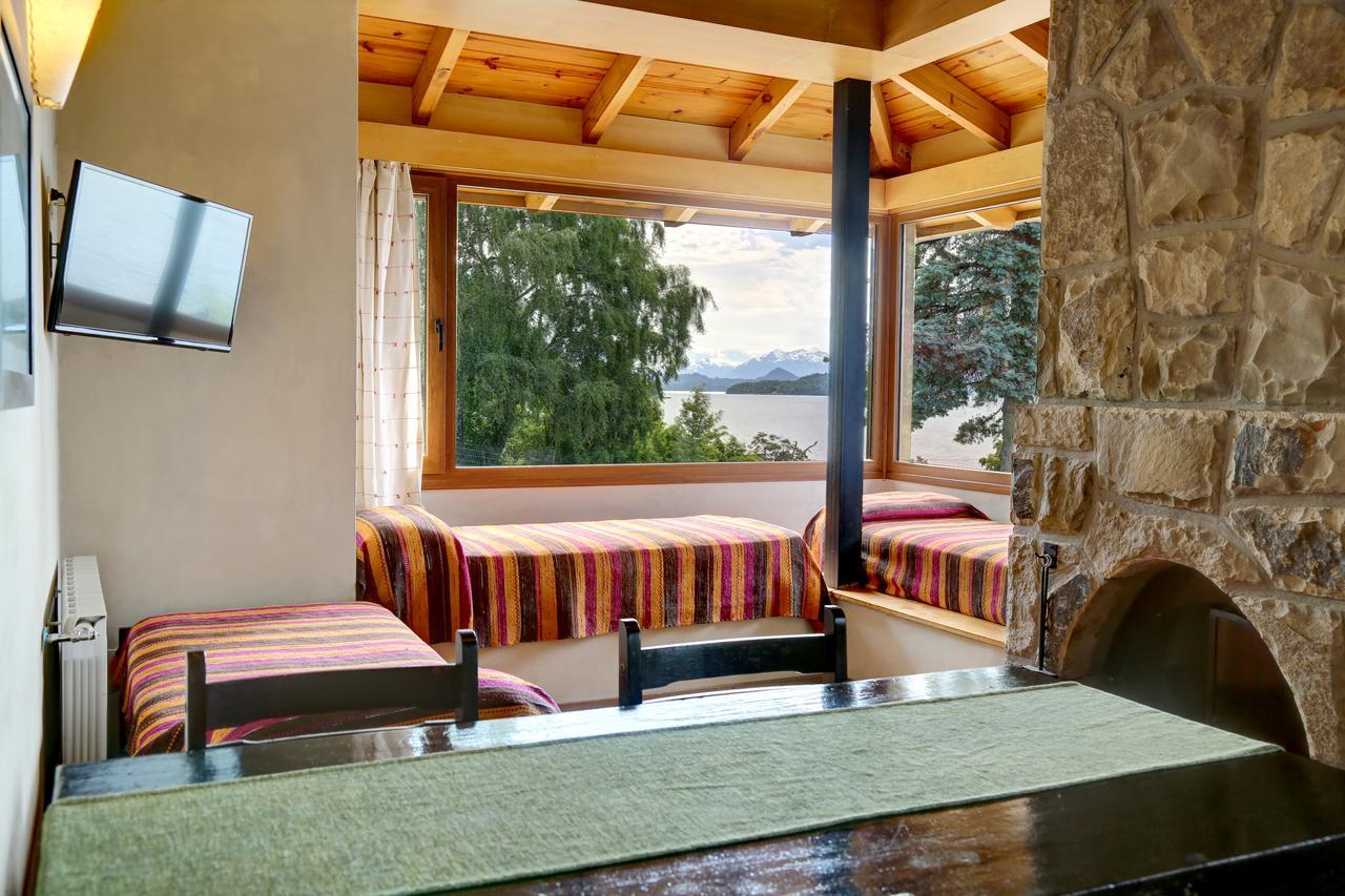 סן קרלוס דה ברילוצ'ה La Caleta Bungalows מראה חיצוני תמונה